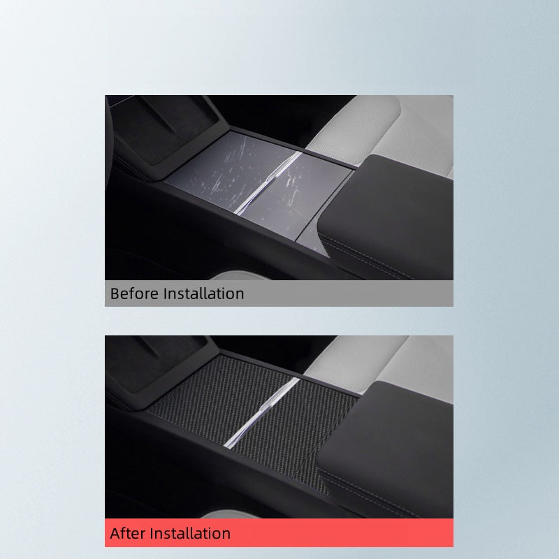 Tesla Model 3 Highland/Y Juniper Carbon Fiber Pattern Center Panel Patch