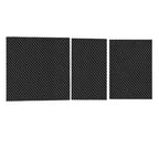 Tesla Model 3 Highland/Y Juniper Carbon Fiber Pattern Center Panel Patch