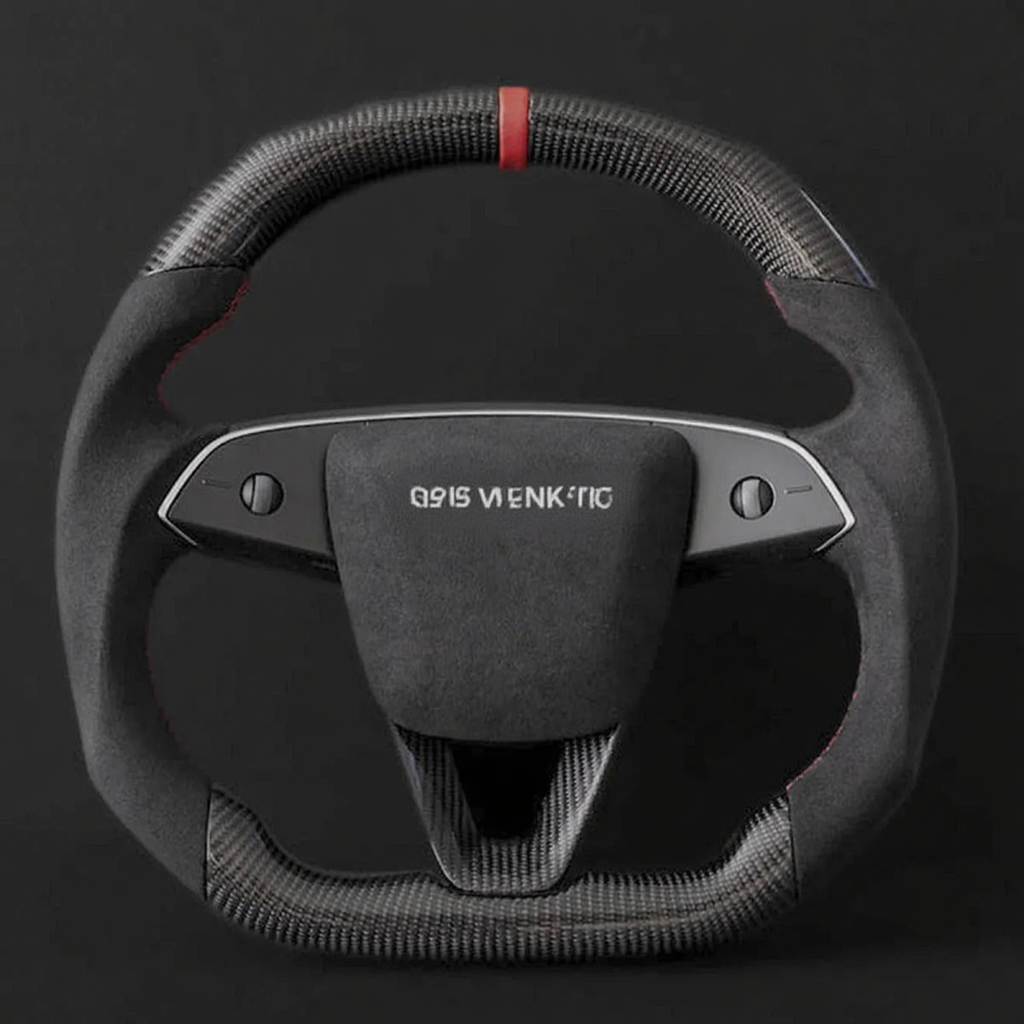 Tesla Model 3 Highland/Y Juniper Sport Carbon Fibre Steering Wheel Secondary image