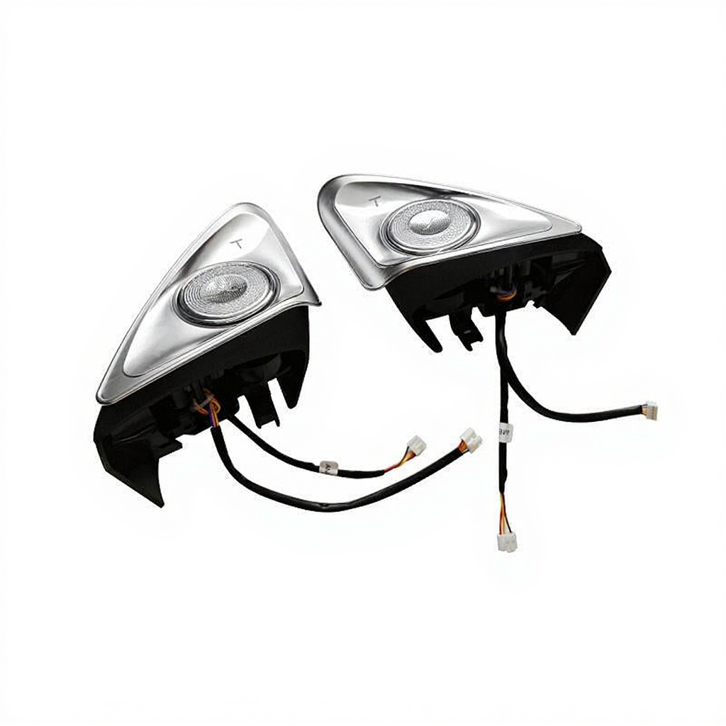 Tesla Model 3/Y/3Highland 4D Rotating Tweeter with LED Ambient Lighting