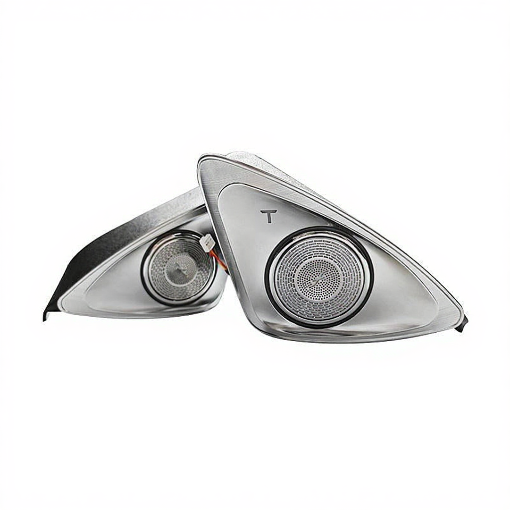 Tesla Model 3/Y/3Highland 4D Rotating Tweeter with LED Ambient Lighting