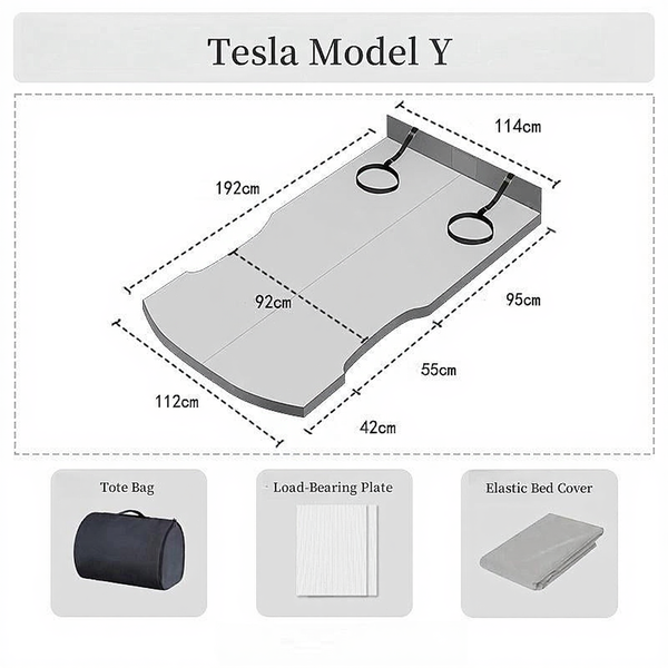 Tesla Model 3/Y/3 Highland Non-Inflatable Camping Mattress