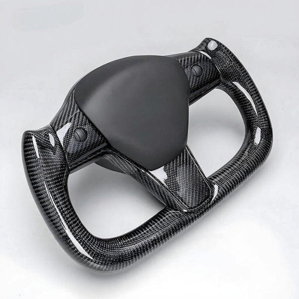 Tesla Model 3/Y Real Carbon Fiber Steering Wheel Yoke