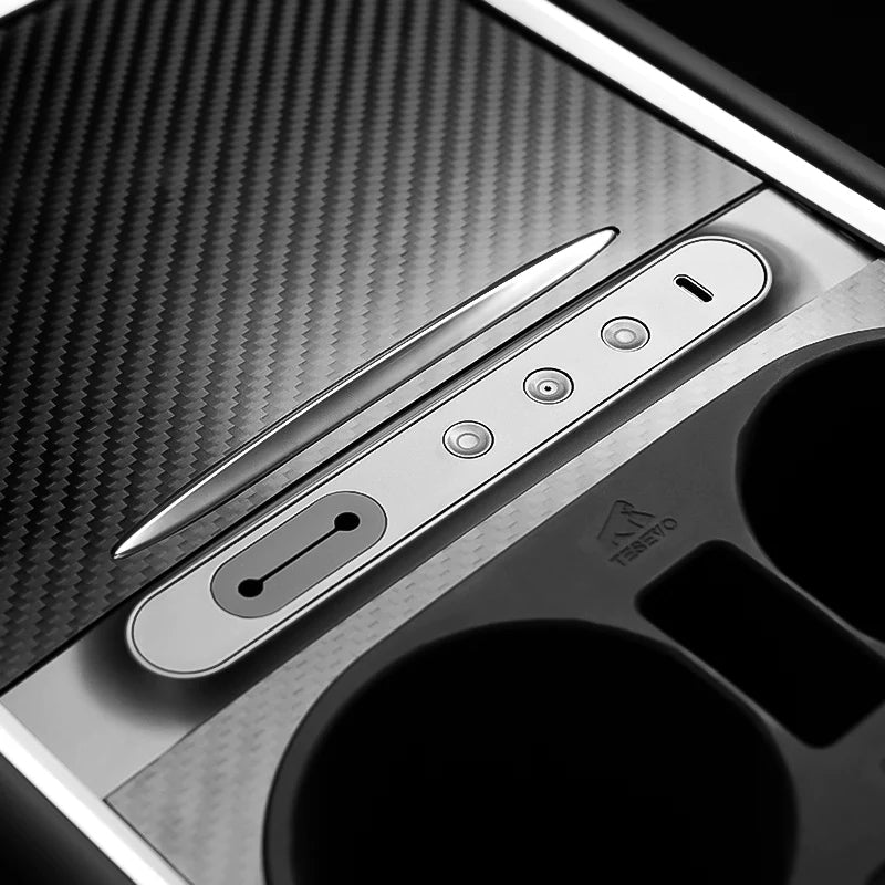 Center Console USB Hub Buttons for Tesla Model 3/Y