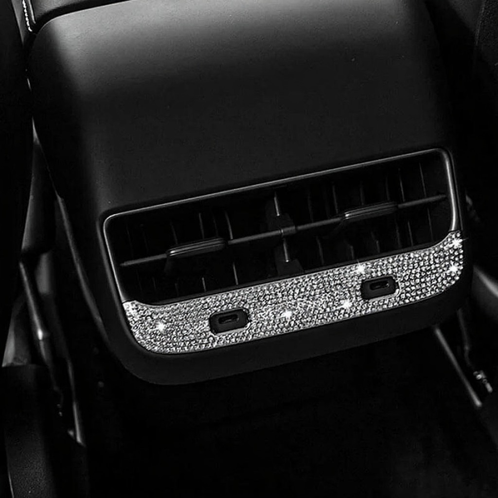 Tesla Model 3/Y Rear Air Condition Vent Diamond Patch（2017-2023）