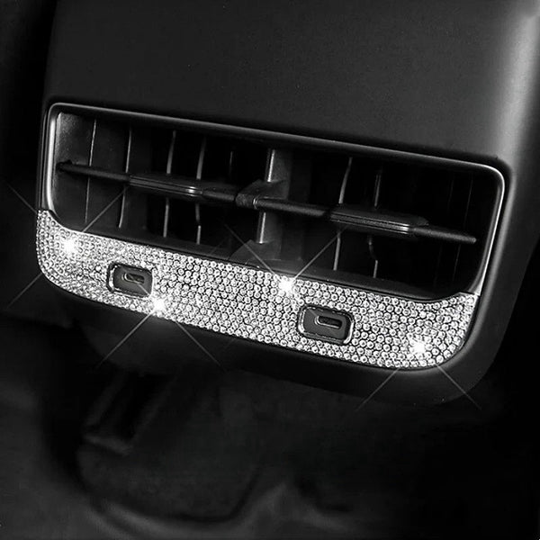 Tesla Model 3/Y Rear Air Condition Vent Diamond Patch（2017-2023）