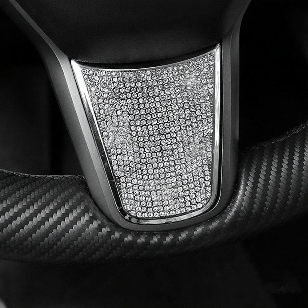 Tesla Model 3/Y Steering Wheel Button Diamond Patch (2017-2023)