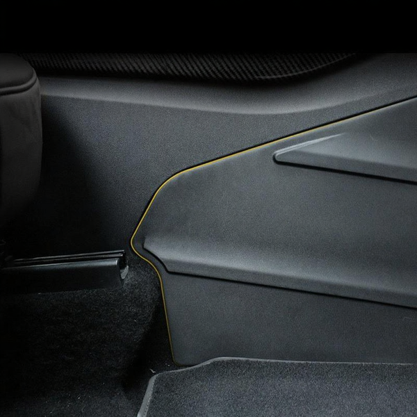 Tesla Model 3/Y/3Highland center console side guard TPE kick pad