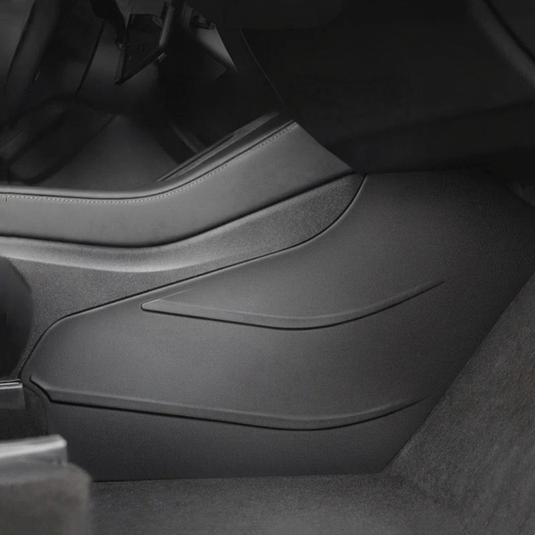 Tesla Model 3/Y/3Highland center console side guard TPE kick pad