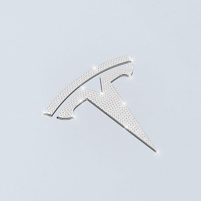 Tesla Model 3/Y Diamond-encrusted Badge Patch Main image