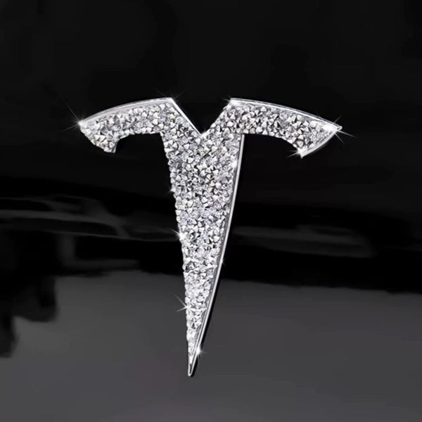Tesla Model 3/Y Diamond-encrusted Badge Patch