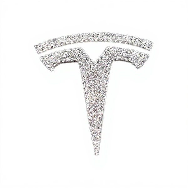 Tesla Model 3/Y Diamond-encrusted Badge Patch