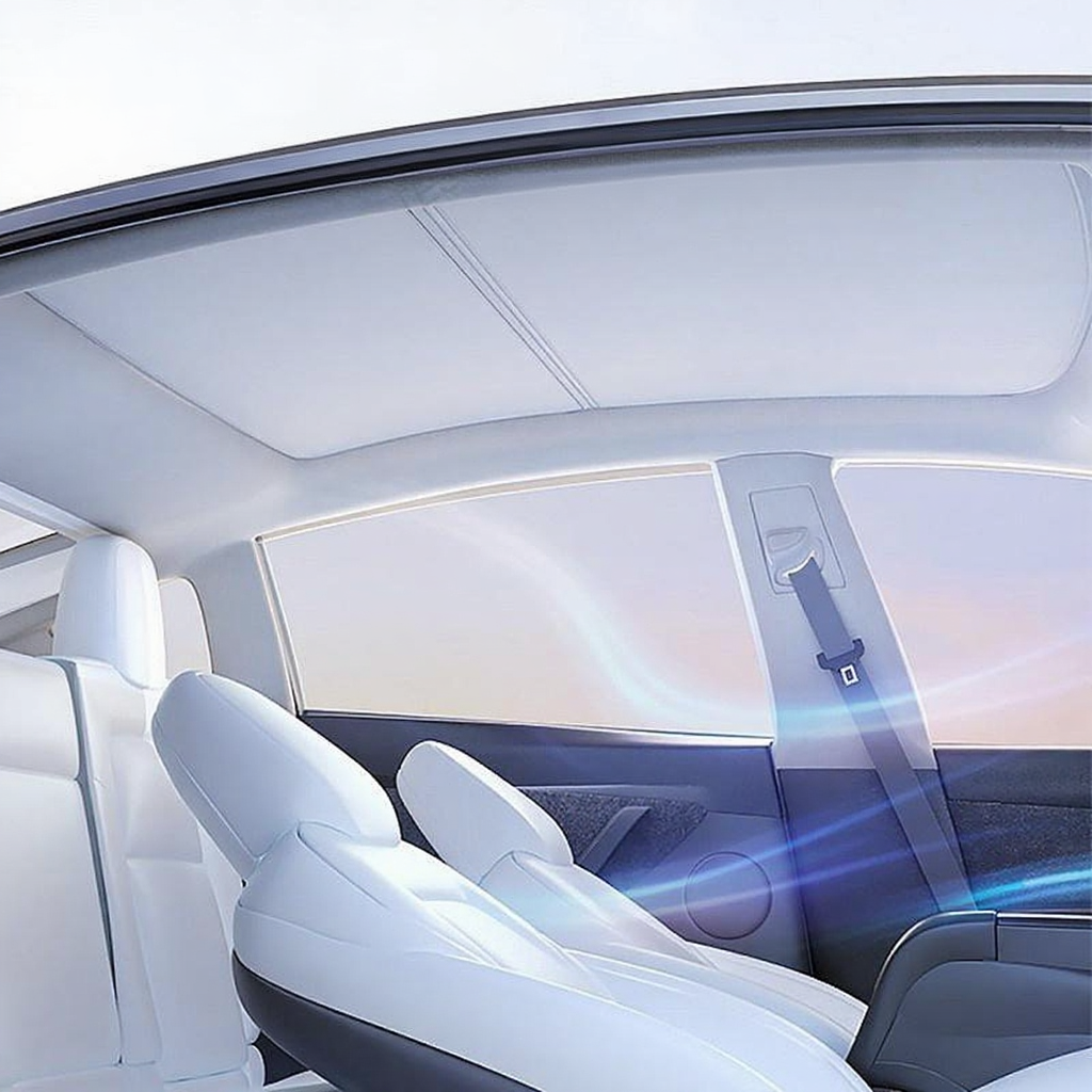 Tesla Model 3/Y Electrostatic Adsorption Sunroof Sunshade