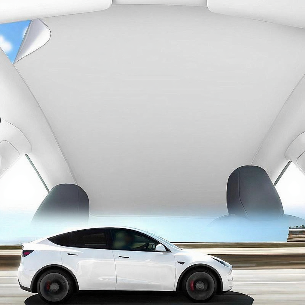 Tesla Model 3/Y Electrostatic Adsorption Sunroof Sunshade