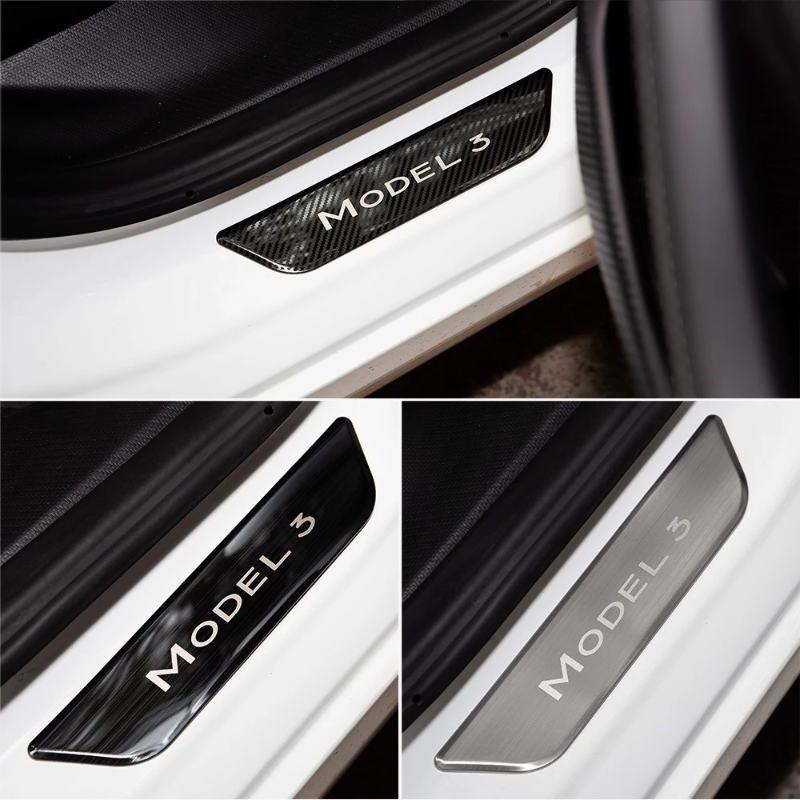 Door Sill Protection for Tesla Model Y/3 Highland (4Pcs)