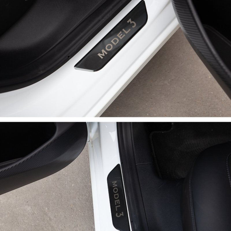 Door Sill Protection for Tesla Model Y/3 Highland (4Pcs)