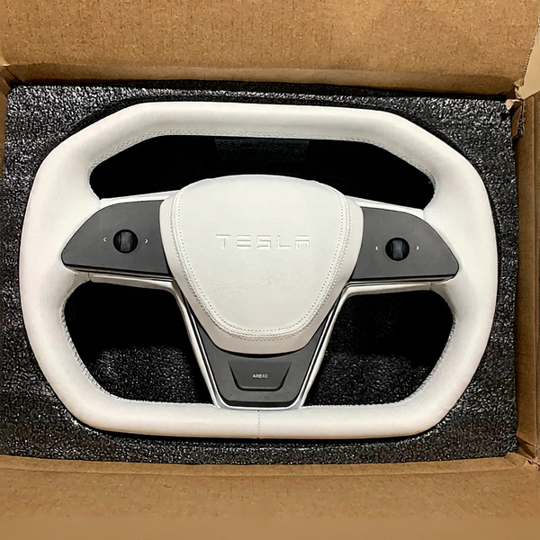 Tesla Model 3/Y Steering Wheel is Inspired by Cybertruck Style