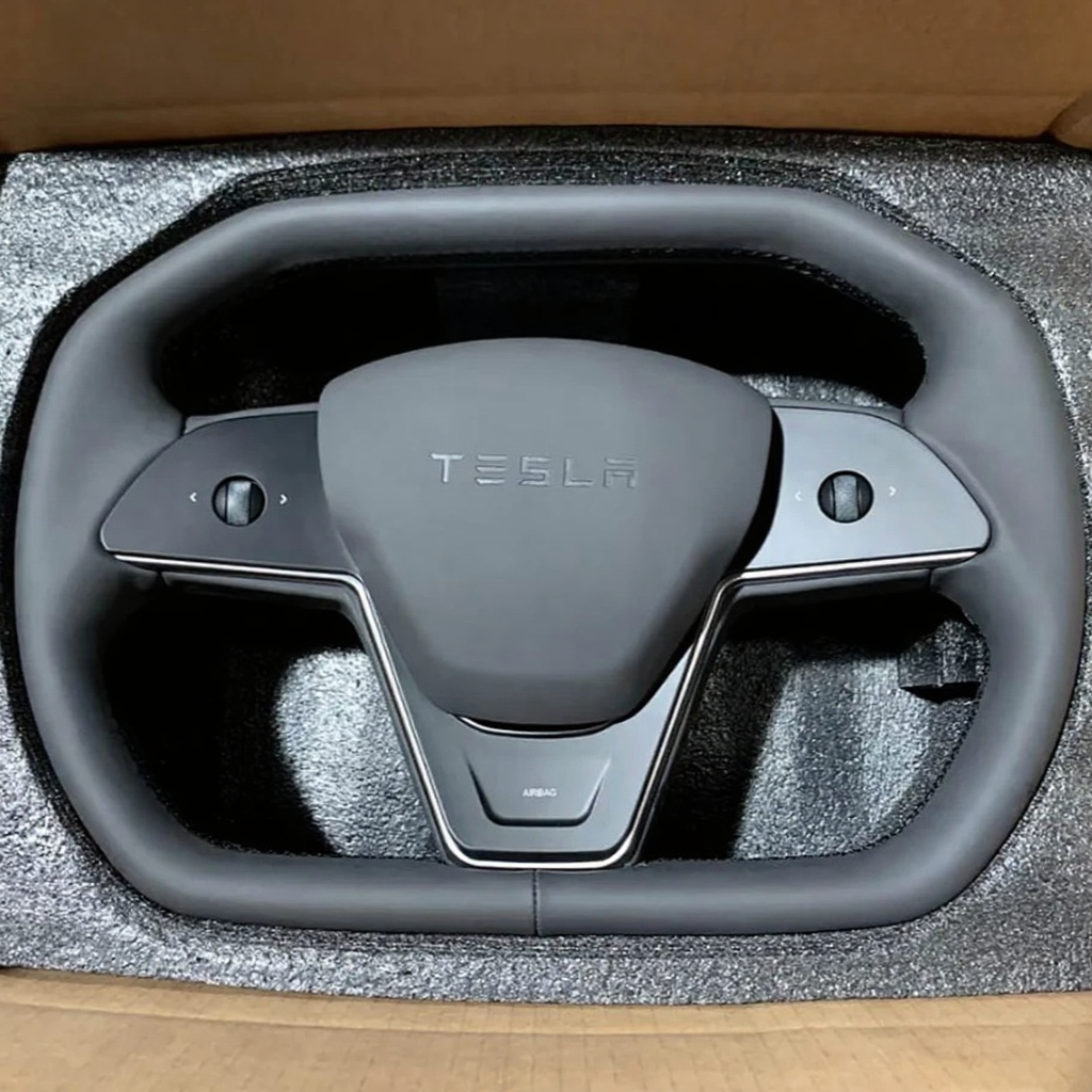 Tesla Model 3/Y Steering Wheel is Inspired by Cybertruck Style