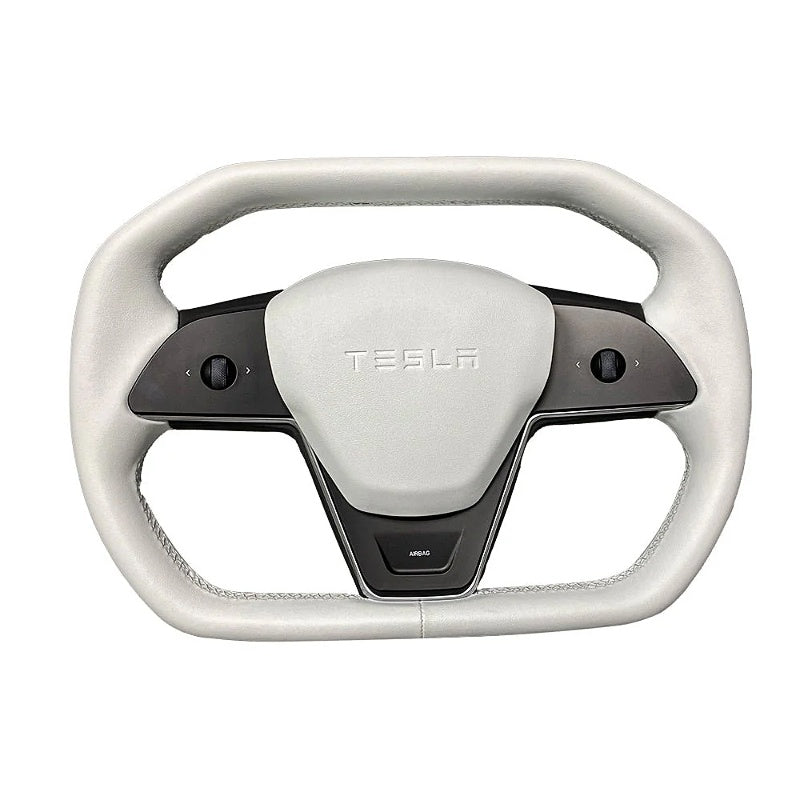 Tesla Model 3/Y Steering Wheel is Inspired by Cybertruck Style