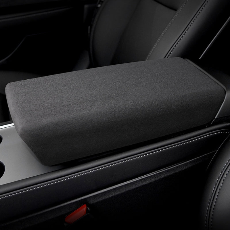 Tesla Model 3/Y Suede Armrest Box Cover Main image