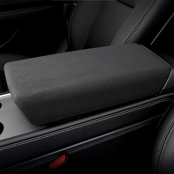 Tesla Model 3/Y Suede Armrest Box Cover