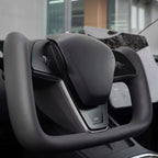 Tesla Model 3/Y Yoke Steering Wheel  - Black Nappa Leather