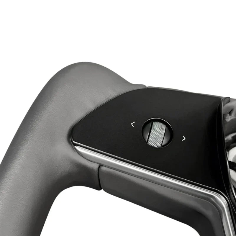 Tesla Model 3/Y Yoke Steering Wheel  - Black Nappa Leather