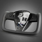 Tesla Model 3/Y Yoke Steering Wheel  - Black Nappa Leather