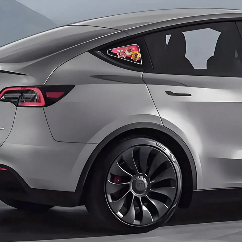 Tesla Model 3/Y/3 Highland Ambient Light Triangle Window Lotso Bear