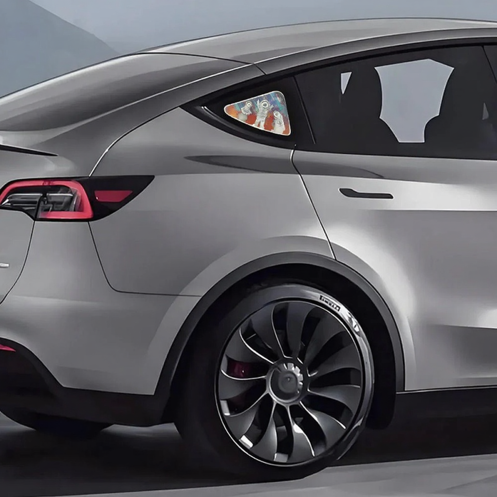 Tesla Model 3/Y/3 Highland Astronaut Ambient Light Triangle Window