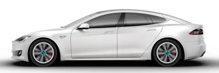 Tesla Model Y LED Floating Center Caps (4pcs)