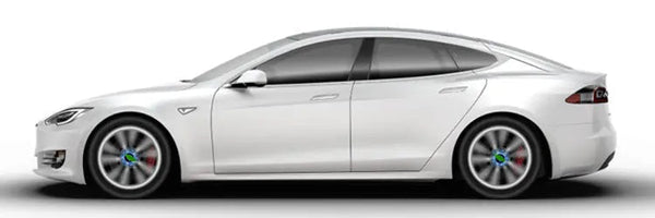 Tesla Model Y LED Floating Center Caps (4pcs)