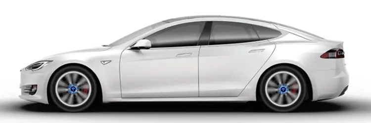 19" Floating Cap for Tesla Model 3 (4pcs) Secondary image