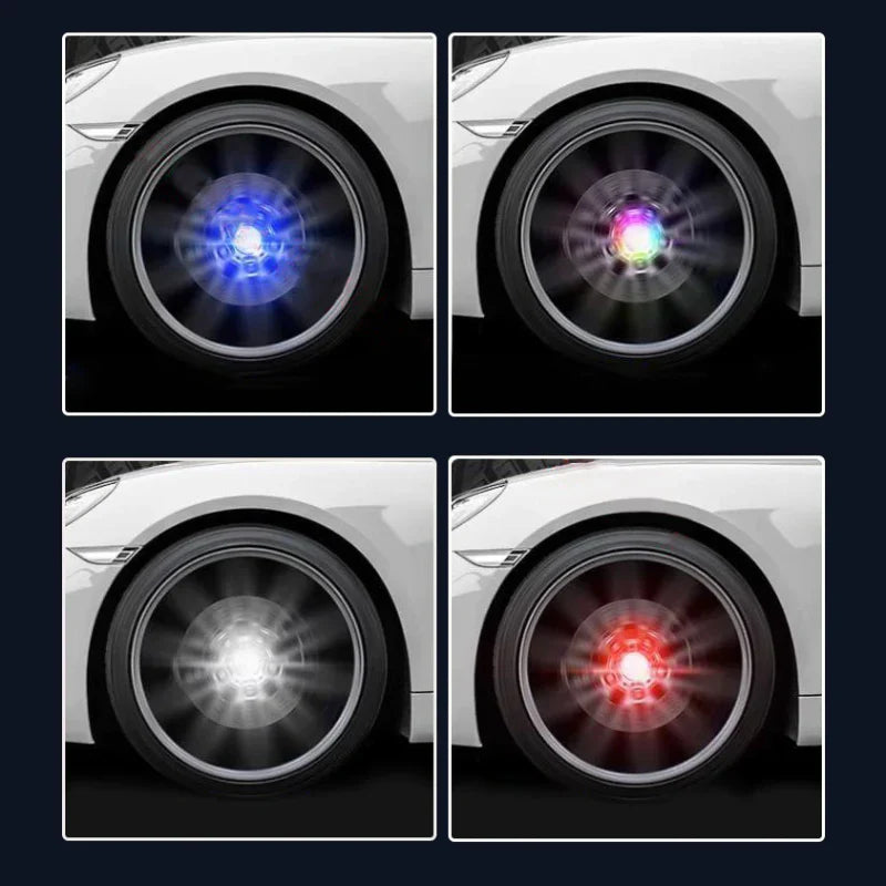 Tesla Model Y LED Floating Center Caps (4pcs)