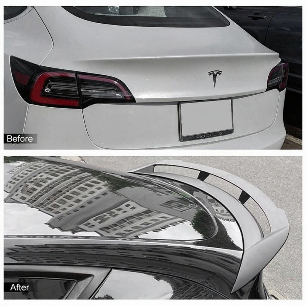 Tesla Model Y ABS Rear Spoiler Bumper Cover