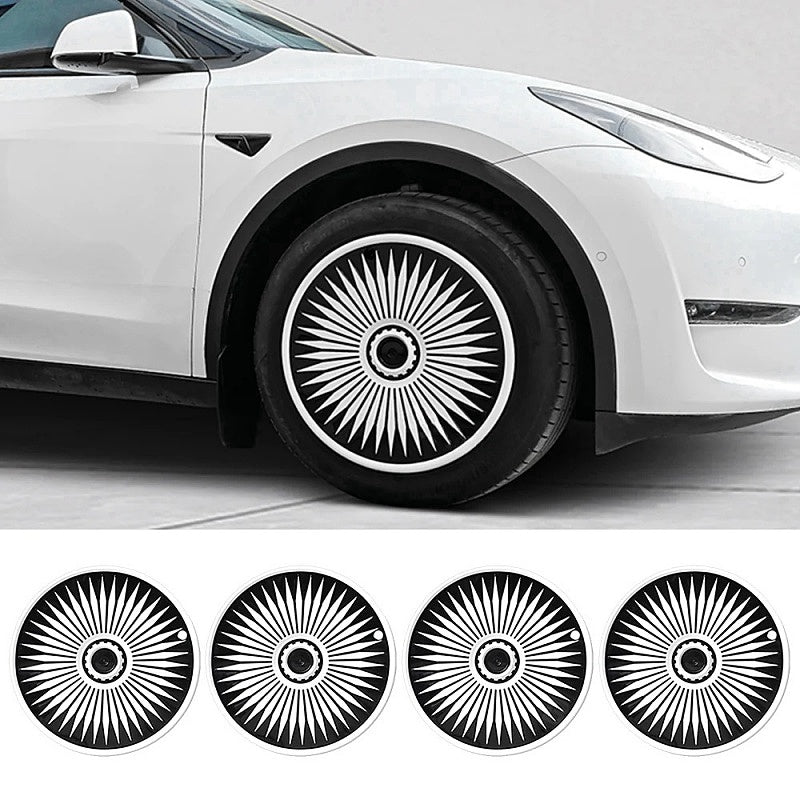Tesla Model Y Full Wrap 19" Hubcap Wheel Protectors