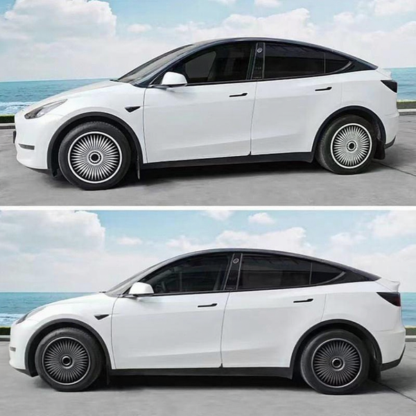 Tesla Model Y Full Wrap 19" Hubcap Wheel Protectors