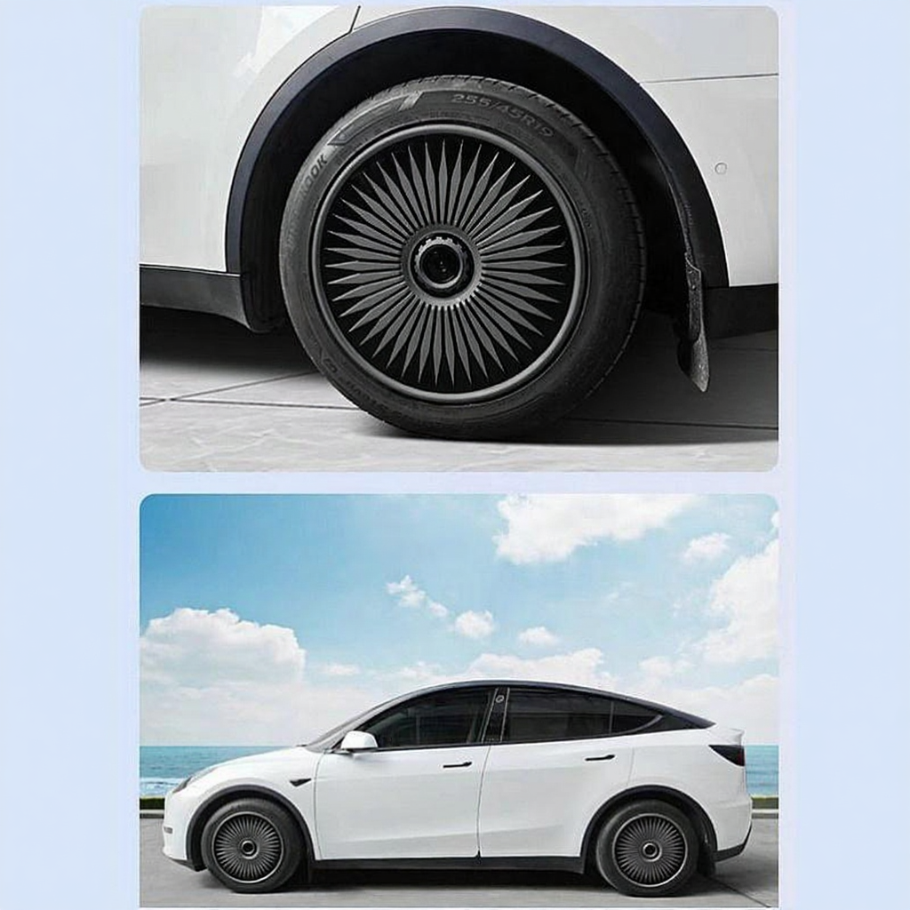 Tesla Model Y Full Wrap 19" Hubcap Wheel Protectors
