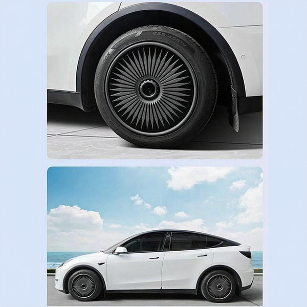 Tesla Model Y Full Wrap 19" Hubcap Wheel Protectors