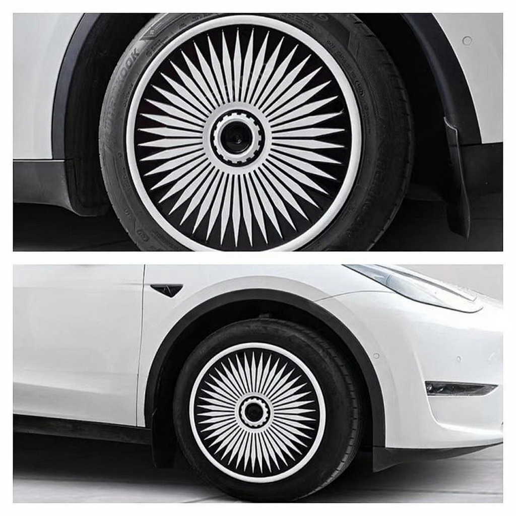 Tesla Model Y Full Wrap 19" Hubcap Wheel Protectors