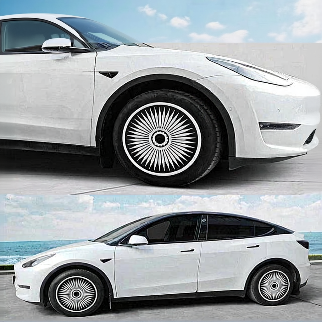 Tesla Model Y Full Wrap 19" Hubcap Wheel Protectors