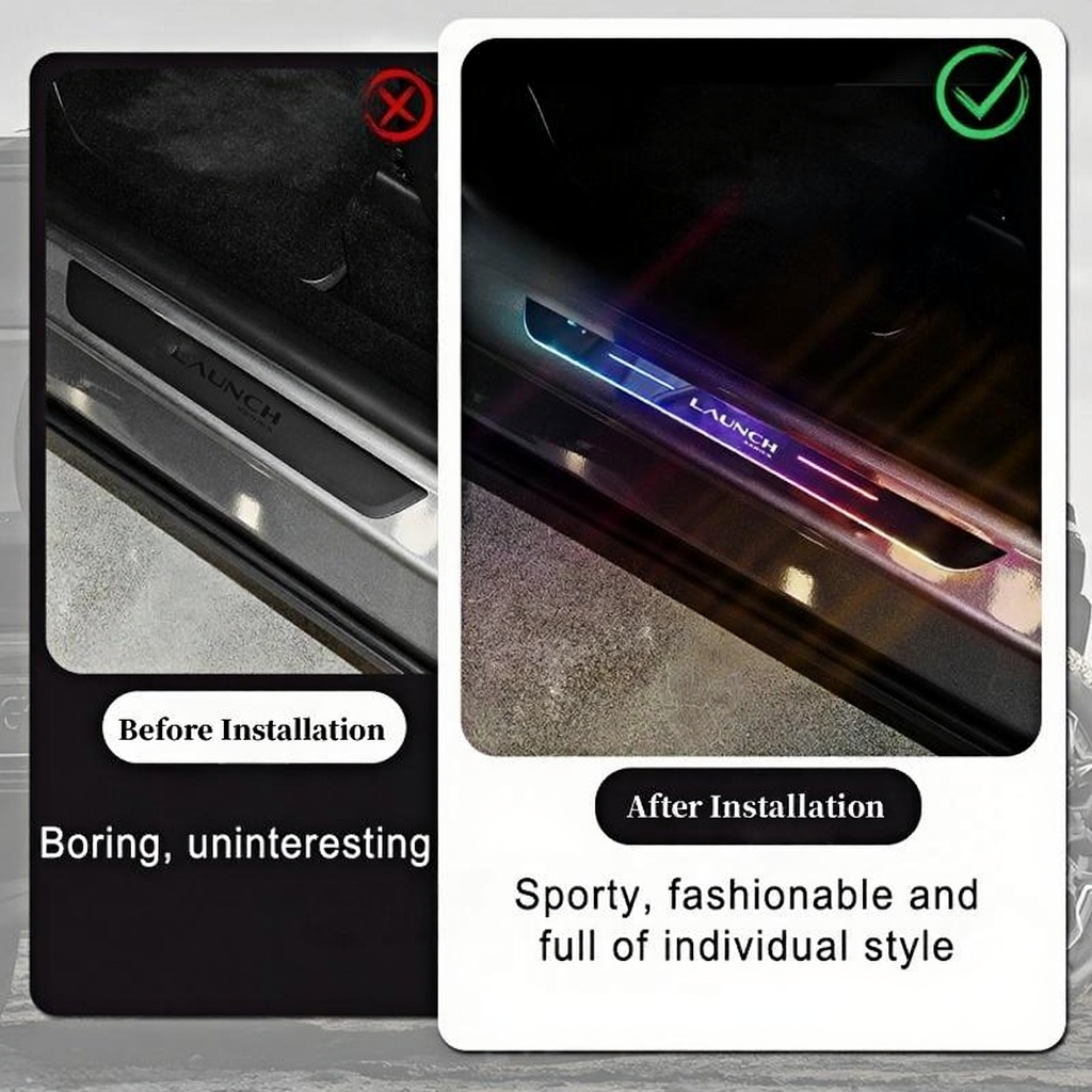 Tesla Model Y Juniper LED Illuminated Door Sill Strip