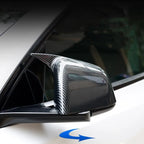 Tesla Model Y Mirror Cover in the Shape of a Bullhorn（2019-2024）