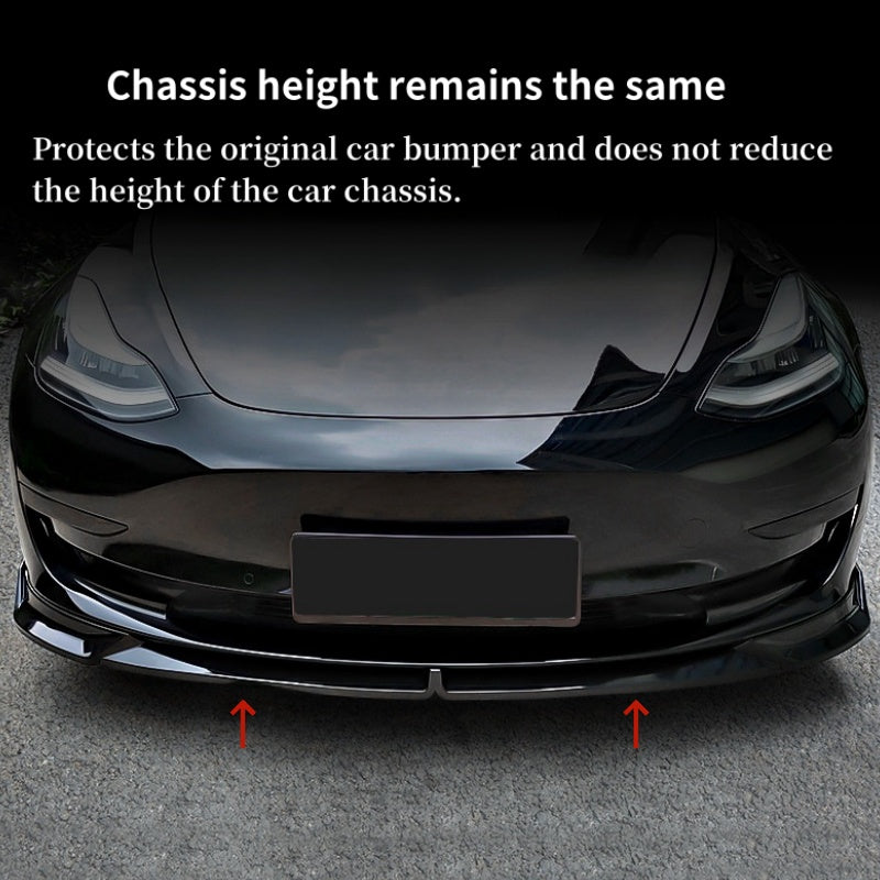 Tesla Model Y Sport Style Front Bumper Lip Kit（2019-2023）