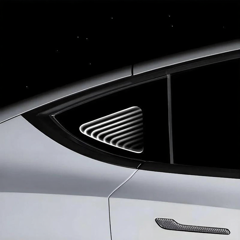 Tesla Model 3/Y/3 Highland Triangle Window Ambient Lighting (2 PCS)