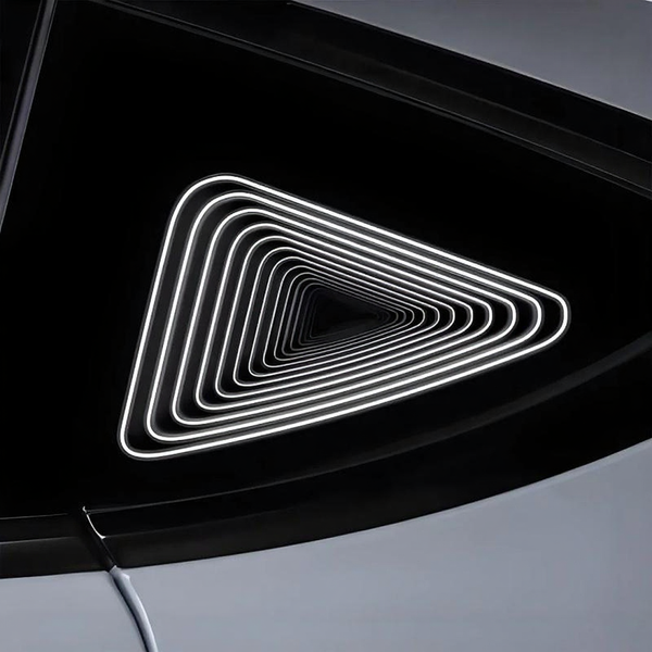 Tesla Model 3/Y/3 Highland Triangle Window Ambient Lighting (2 PCS)