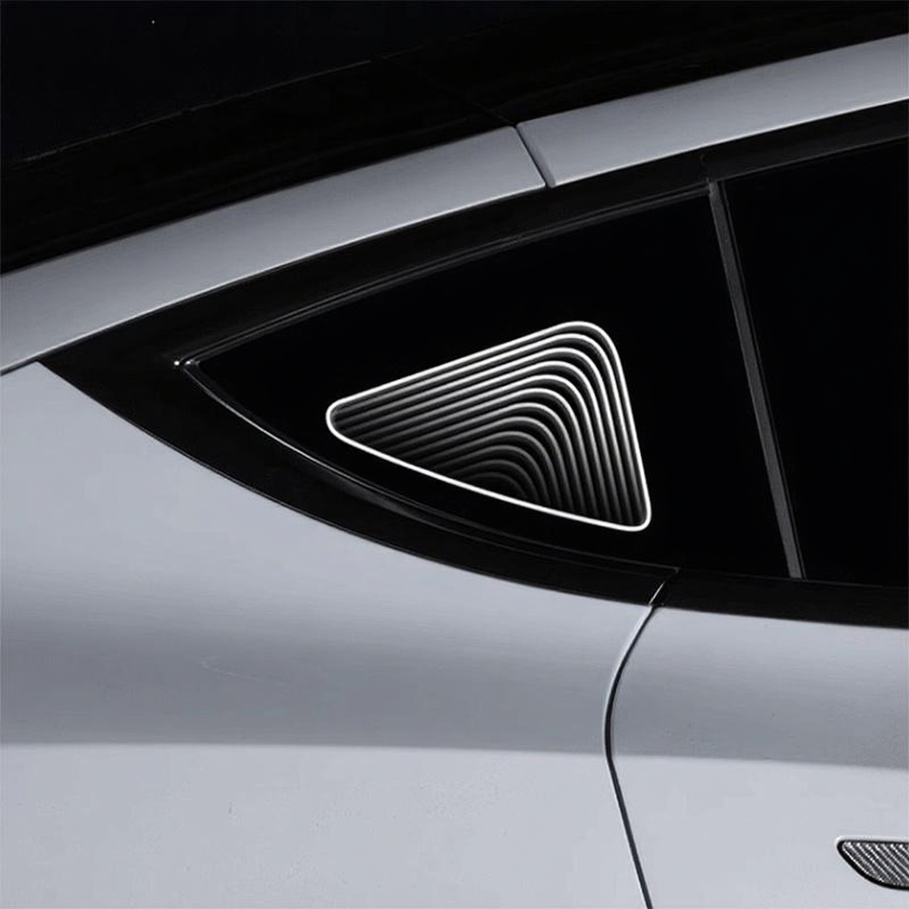 Tesla Model 3/Y/3 Highland Triangle Window Ambient Lighting (2 PCS)
