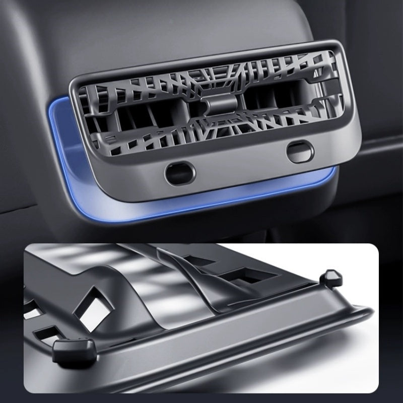 Tesla Model Y/3 Highland Rear Seat Vent Cover Frame and Under Seat Outlet Cover Main image