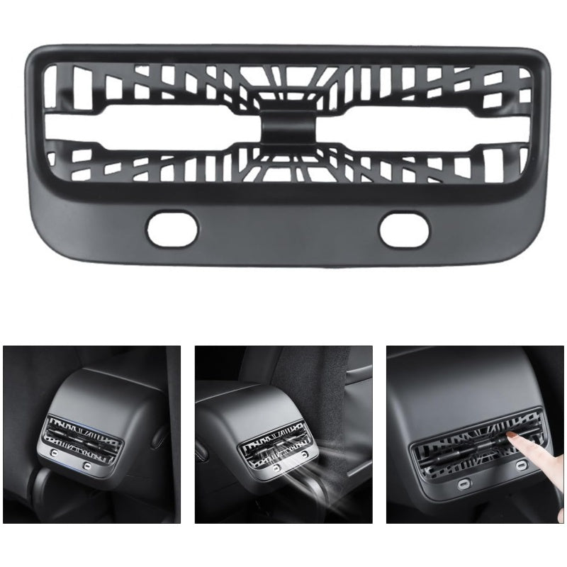 Tesla Model Y/3 Highland Rear Seat Vent Cover Frame and Under Seat Outlet Cover