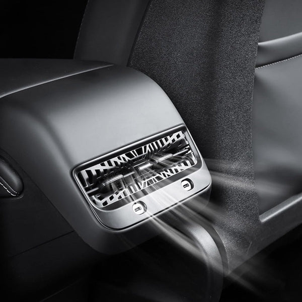 Tesla Model Y/3 Highland Rear Seat Vent Cover Frame and Under Seat Outlet Cover